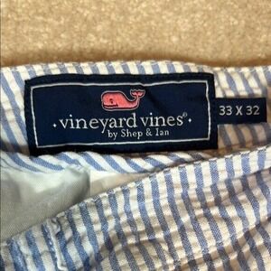 Vineyard Vines Blue and White Chinos‎ 33 x 32 Slim Fit Club Pant